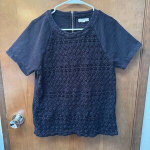 Madewell Floral Lace Top